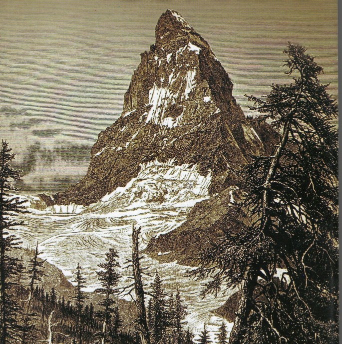 Edward Whymper. Matternhorn / Cervino, ca. 1857